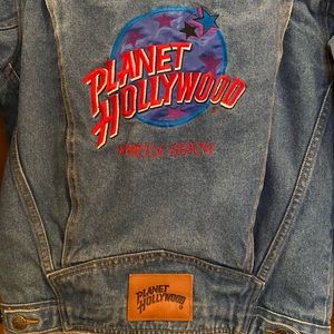 SOLD Planet Hollywood vintage jean jacket
